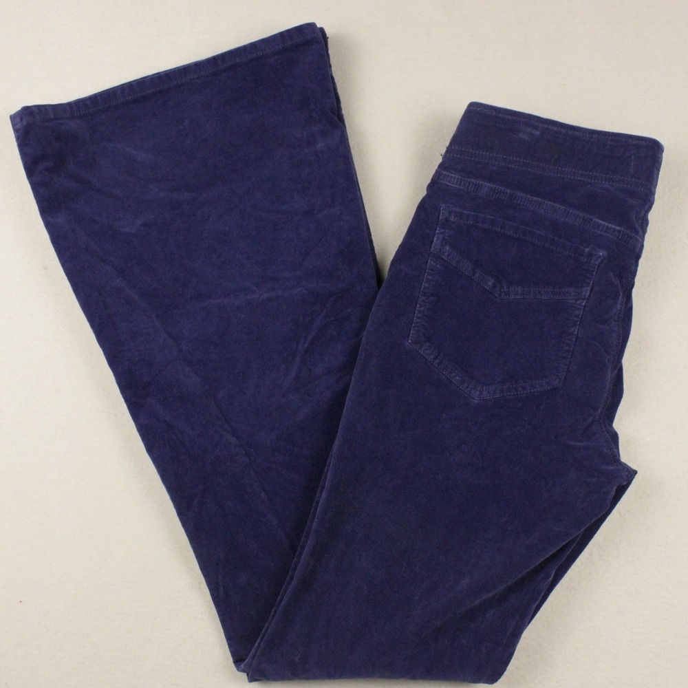 Free People We The Free Penny Pull On Corduroy Flare Pants Periwinkle Blue 30